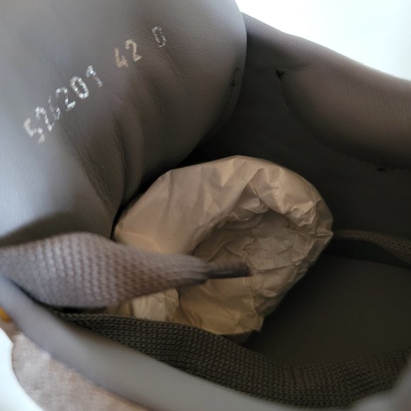 Alexander Mcqueen 42 9 Sprint Runner Court Trainer Oversize Sneaker White Silver - Picture 10 of 12